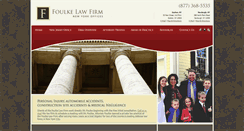 Desktop Screenshot of foulkelaw.com