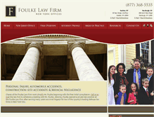 Tablet Screenshot of foulkelaw.com